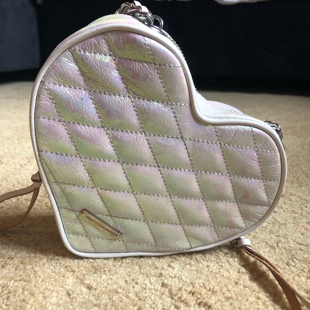 Heart shaped Rebecca Minkoff crossbody